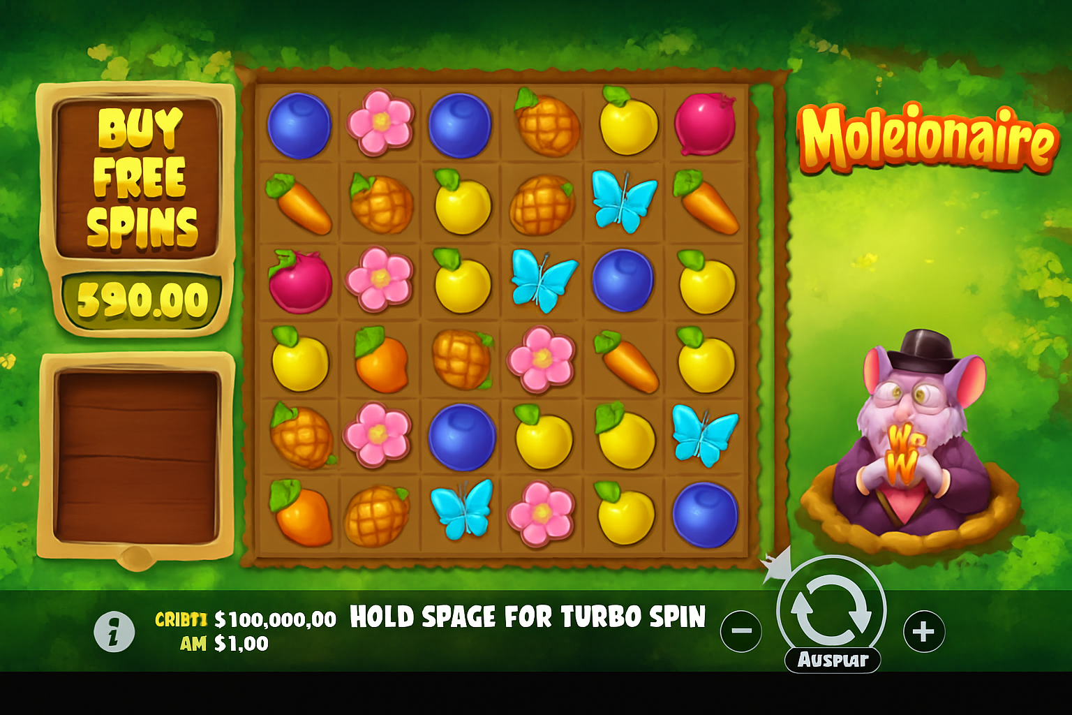 Moleionaire gameplay